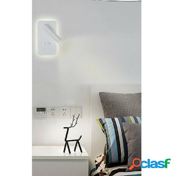 APPLIQUE A MURO 6 W DOPPIA FONTE LUMINOSA LED COB SMD LUCE