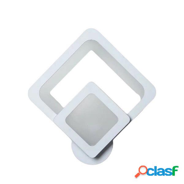 APPLIQUE LED A ROMBO 12 W PARETE LUMETTO ABAT JOUR LUCE