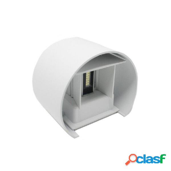 APPLIQUE PARETE MURO 28 LED 12 WATT IP55 LUCE FREDDA CALDA