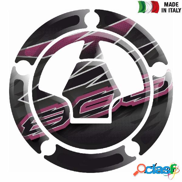 Adesivo resina tappo benzina nero rosa for