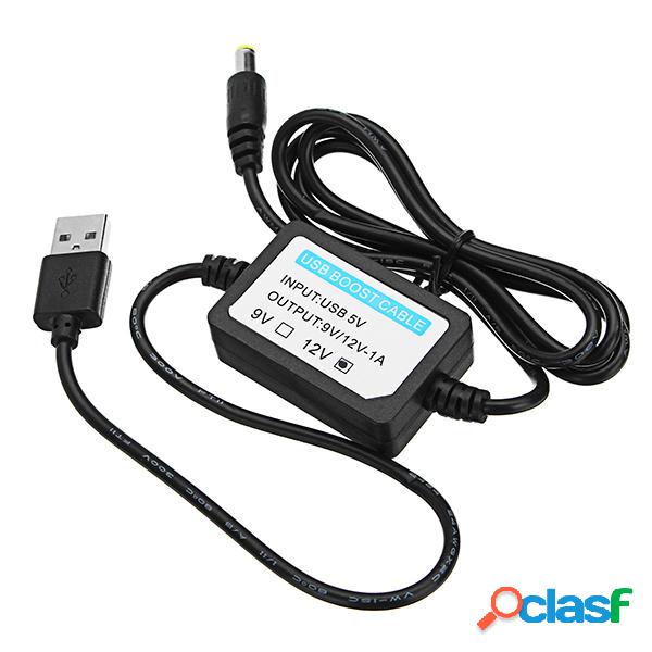 Alimentatore USB Boost Line 5V a 12V Power Line 1A Cavo di