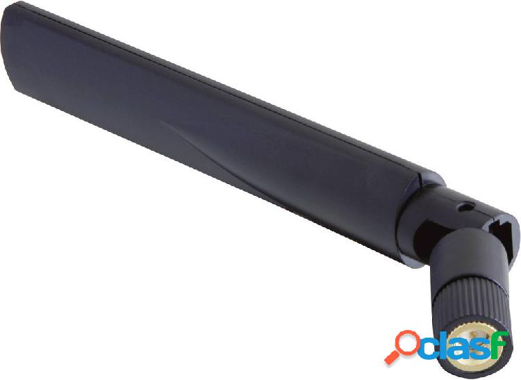 Antenna SMA Delock GSM/UMTS con giunto articolato nero