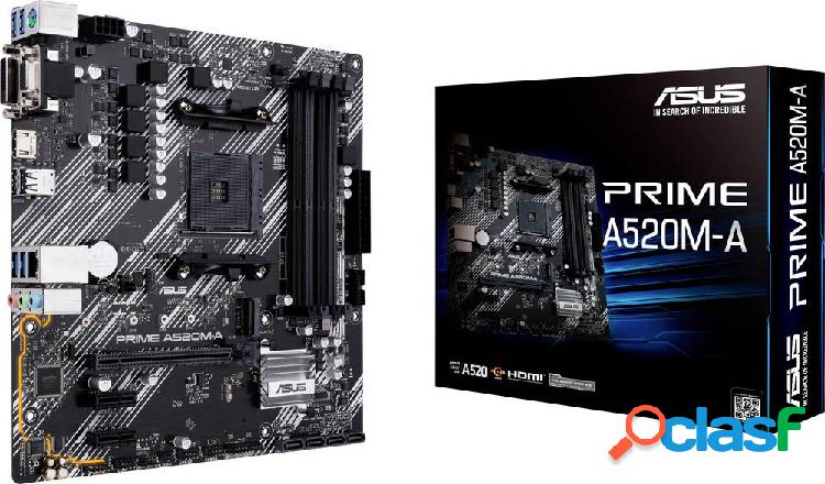 Asus PRIME A520M-A Mainboard Attacco (PC) AMD AM4 Fattore di