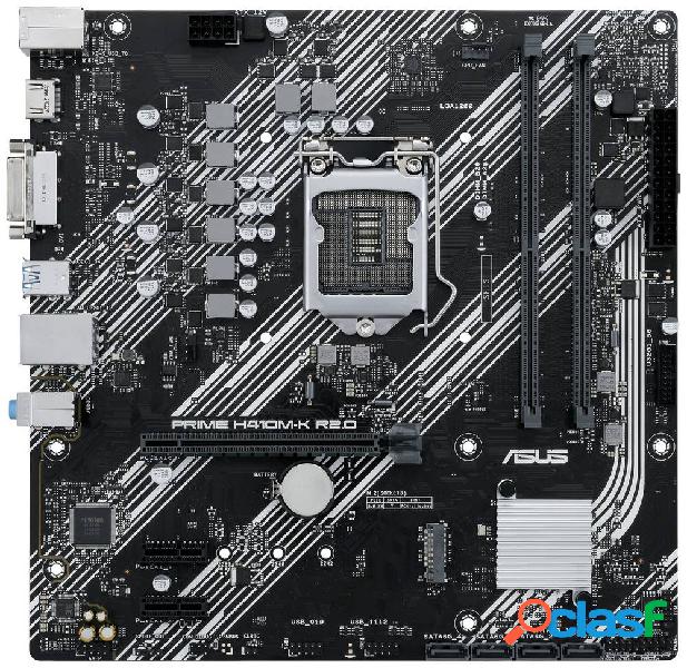 Asus PRIME H410M-K R2.0 Mainboard Attacco (PC) Intel® 1200