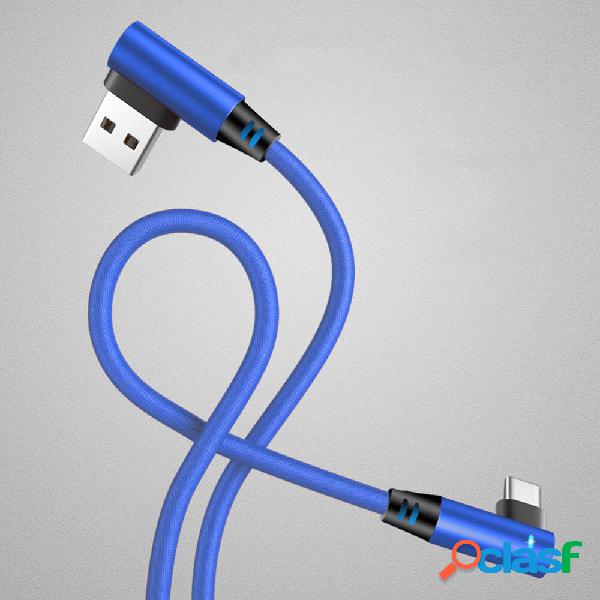 Bakeey 3A Type-C Indicatore luminoso micro USB Smart Cavo
