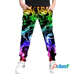 Bambino Da ragazzo Pantaloni Verde Blu Giallo Pop art