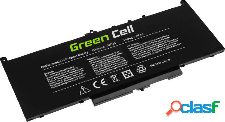 Batteria per notebook Green Cell J60J5 7.6 V 5800 mAh Dell