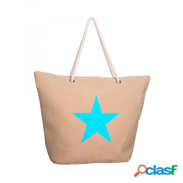 Borsa a stella in tela D&apos;dbalears Borse con manico