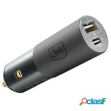 Caricabatteria da auto 3MK Hyper Dual Fast - USB-A, USB-C -