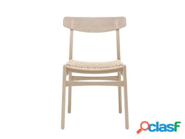 Carl Hansen & Søn CH23 Sedia Rovere Saponato / Corda