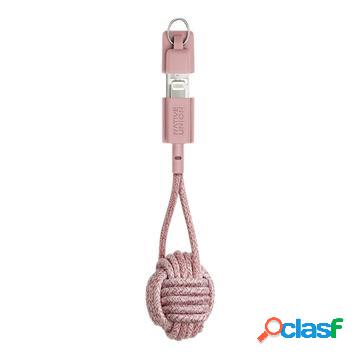 Cavo USB Native Union 16,5 cm - Rosa