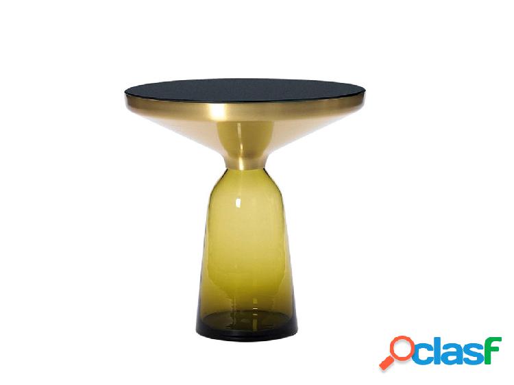 ClassiCon Bell Side Table Giallo Topazio/Ottone e Cristallo