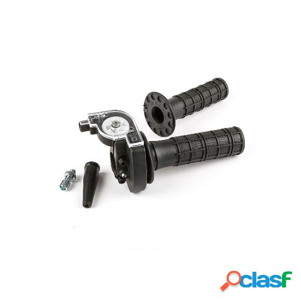 Comando gas rapido tommaselli nero orizzontale (36mm - 75