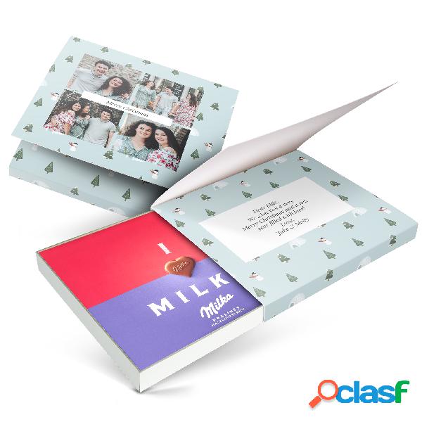 Confezione Personalizzata Cioccolatini Milka - Natale- 220g