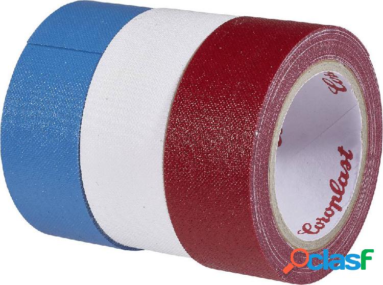 Coroplast 31081 31081 Nastro in tessuto Blu, Rosso, Bianco