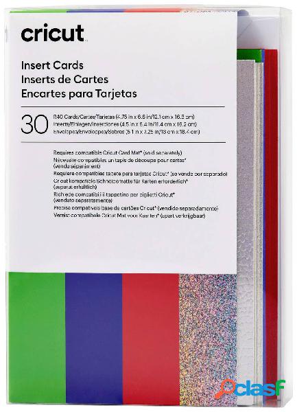 Cricut Insert Cards Rainbow R40 Set di mappe Rosso, Blu,
