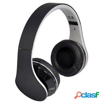 Cuffie stereo Bluetooth Rebeltec Pulsar (sfuse) - nere
