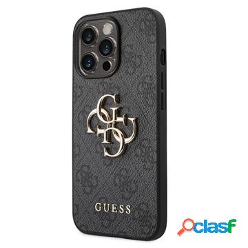 Custodia Ibrida Guess 4G Big Metal Logo per iPhone 14 Pro -