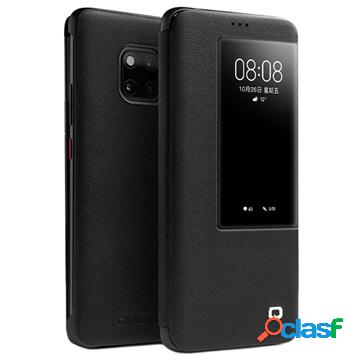 Custodia in pelle Qialino Smart View per Huawei Mate 20 Pro
