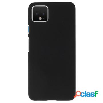 Custodia in plastica gommata per Google Pixel 4 XL - nera