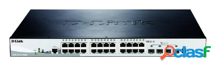 D-Link DGS-1510-28XMP/E Switch di rete RJ45/SFP+ 24+4 porte