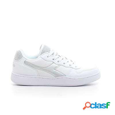 DIADORA Playground scarpa sportiva bassa - bianco/argento