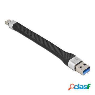 DeLOCK USB 3.2 Gen 1 Cavo USB Type-C 14 cm - Nero