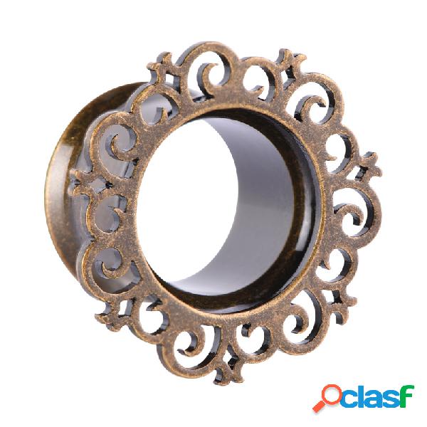 Double flared tunnel (surgical steel, antique copper) con