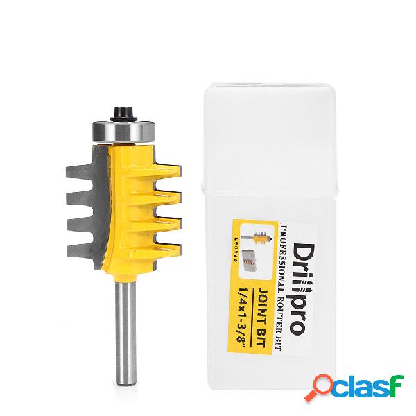 Drillpro Fresa per giunti a dito con scanalatura a T 1/2 o