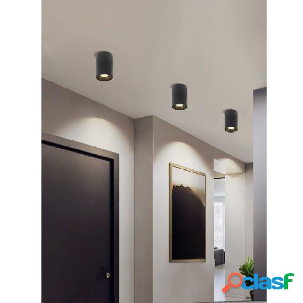 FARETTO PLAFONIERA SOFFITTO 20W APPLIQUE CILINDRO LED COB