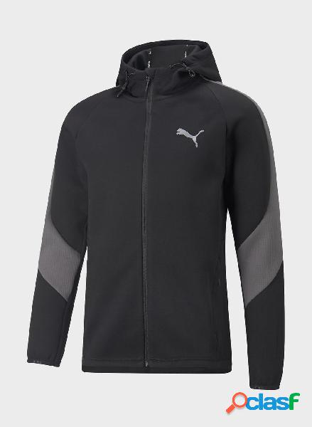 FELPA FD EVOSTRIPE FULL ZIP CON CAPPUCCIO