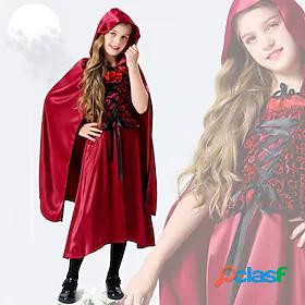 Fairytale Little Red Riding Hood Girls Outfits Movie Cosplay