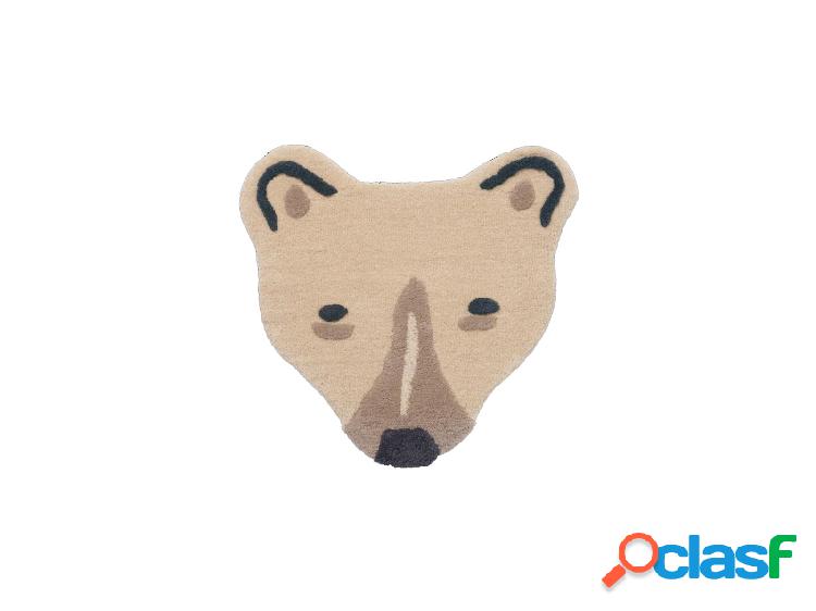Ferm Living Tappeto Trapuntato a Testa d'Orso Polare