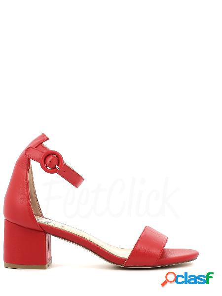 Filippo Forte Sandali in pelle tacco largo, LOR7410 0687 -