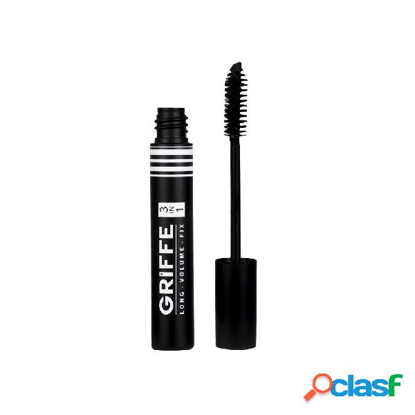 Griffe cosmetics mascara 3 in 1 long - volume - fix black