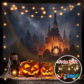 Halloween Party Wall Tapestry Art Decor Blanket Curtain
