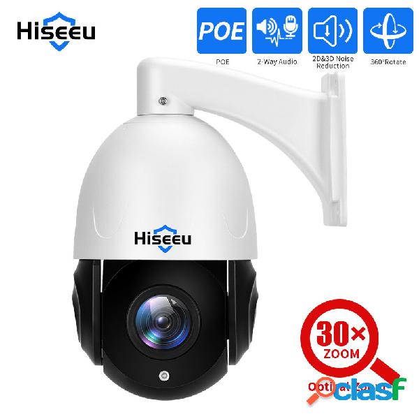 Hiseeu 5mp 30X Zoom Ottico PTZ IP POE Sorveglianza di