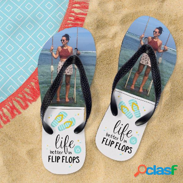 Infradito personalizzate 36-38 / 3½-5