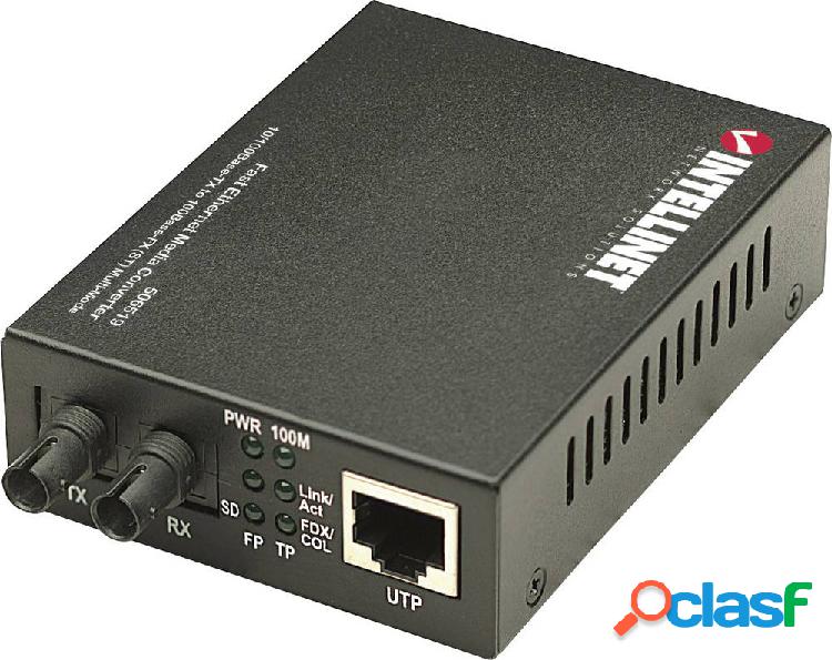 Intellinet 506519 LAN, ST Duplex Media converter di rete 100