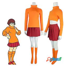 Ispirato da Scooby Doo Scoob! Velma Dinkley Anime Costumi