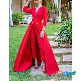 Jumpsuits Evening Dresses Elegant Dress Floor Length Prom V