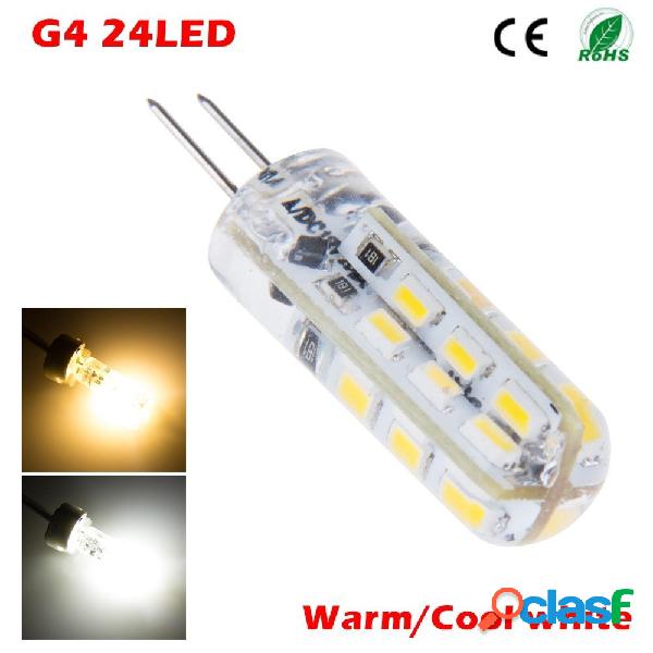 LAMPADINA LED 3W 24 SMD G4 3014 ATTACCO A SPILLO LUCE BIANCA