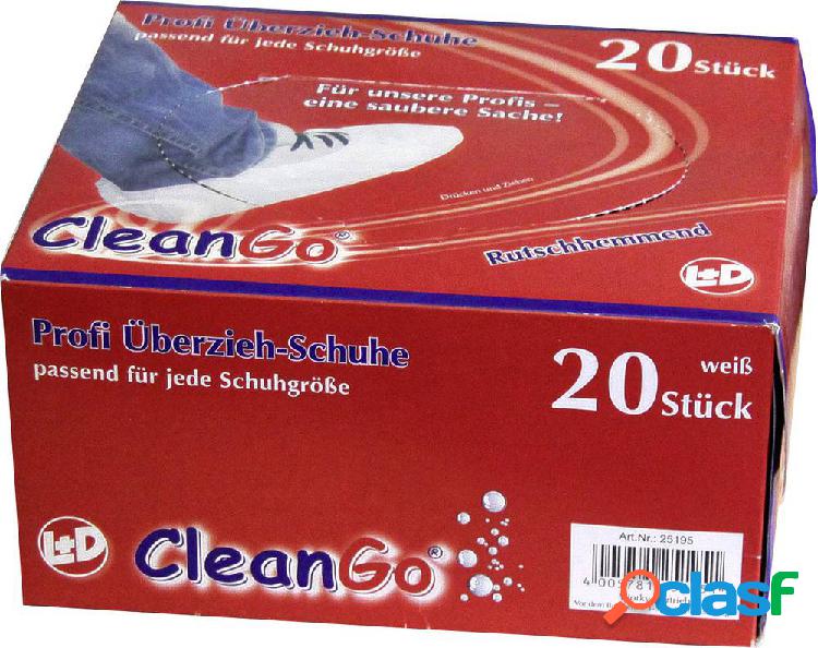 L+D CleanGo 25195 Soprascarpe sistema antiscivolo 20 pz.