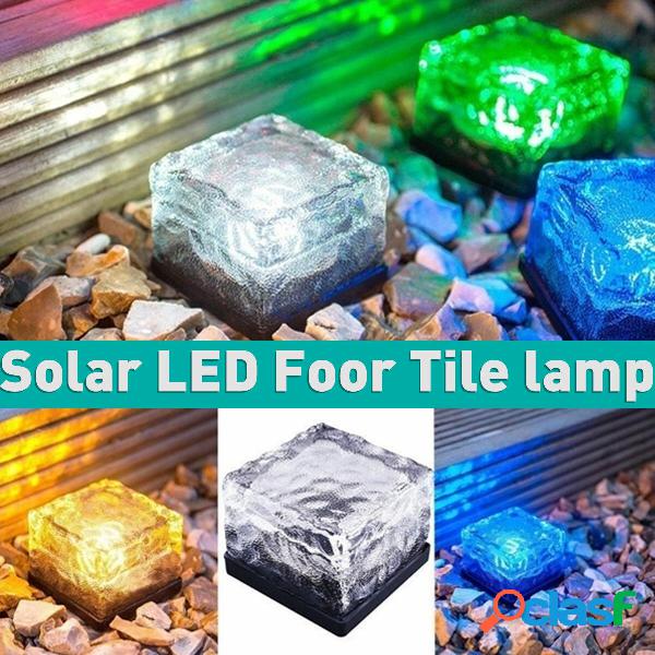 LED Solar Power Buried Light Impermeabile Ice Cube Ground