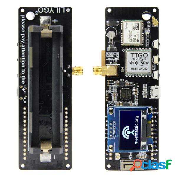 LILYGO® TTGO Meshtastic T-Beam V1.1 ESP32 WiFi 868Mhz