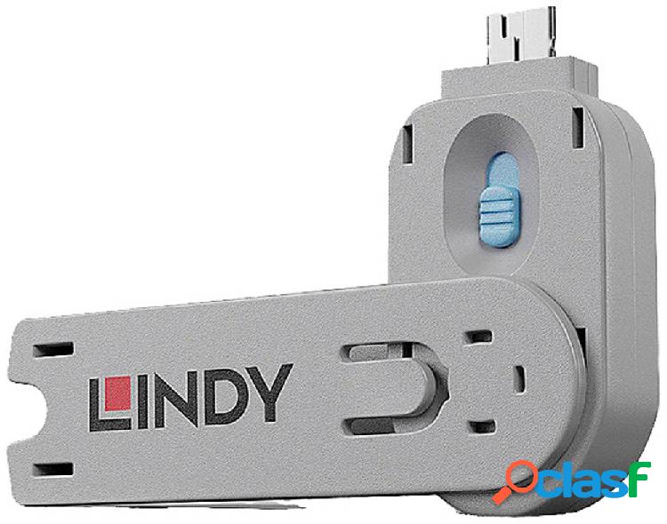 LINDY Chiave per porta USB-A Lindy Blu 40622