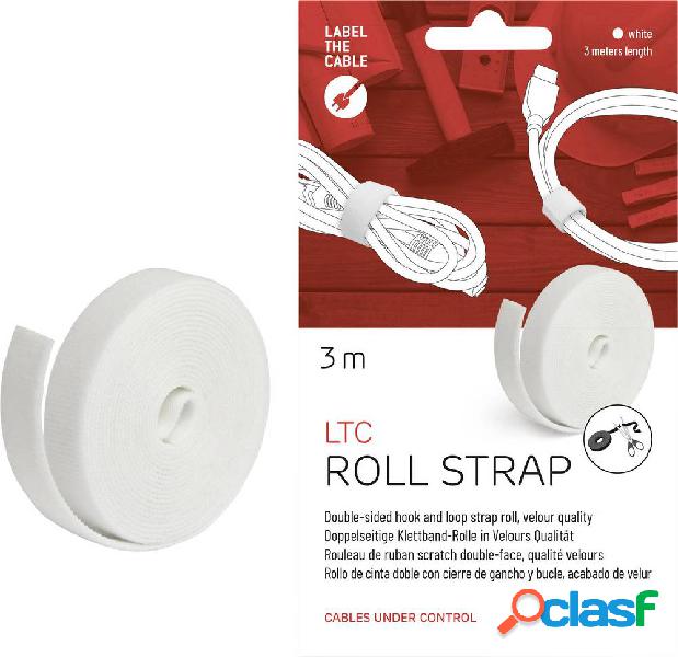 Label the Cable LTC 1220 19 pollici Nastro a strappo Bianco