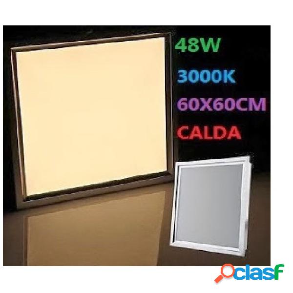 Lampada LED Pannello QUADRATO 48W Incasso 220V FREDDO BIANCO