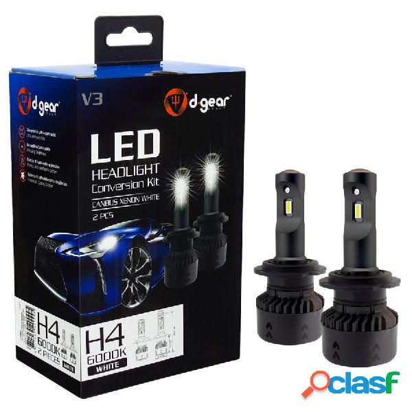 Lampadine H4 Led Headlight Conversion Kit V3 - D-GEAR