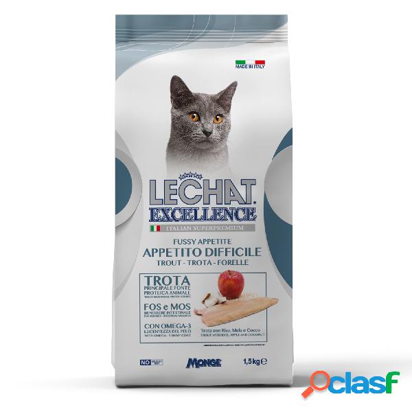 Lechat Excellence Cat Adult Appetito Difficile Trota 1,5 kg